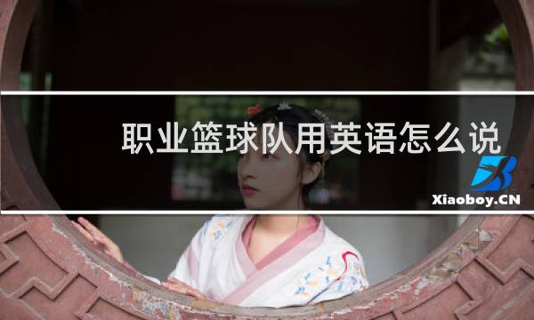 职业篮球队用英语怎么说图片