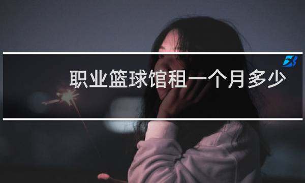 职业篮球馆租一个月多少钱图片