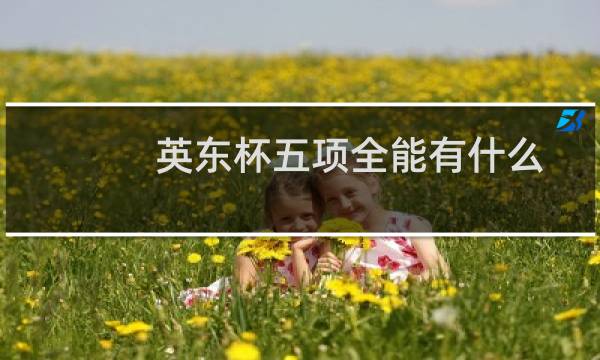 英东杯五项全能有什么图片