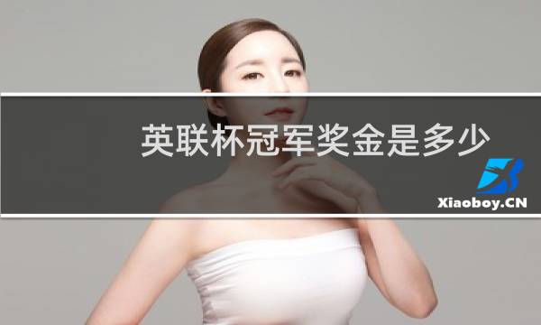 英联杯冠军奖金是多少图片