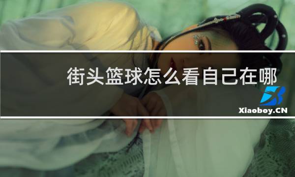街头篮球怎么看自己在哪个区图片