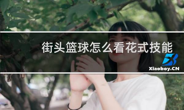 街头篮球怎么看花式技能预览图片