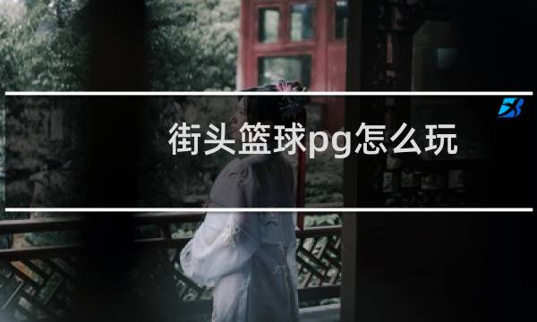 街头篮球pg怎么玩图片