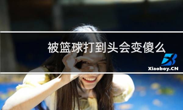 被篮球打到头会变傻么图片