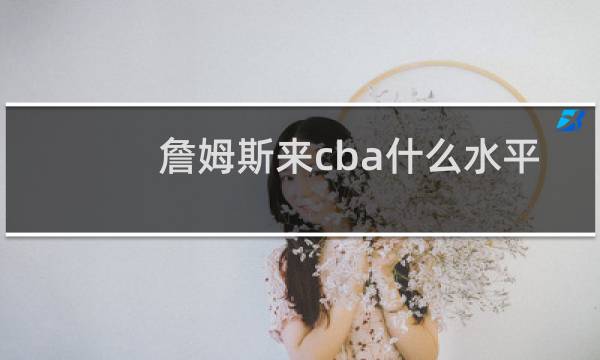 詹姆斯来cba什么水平图片