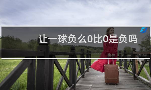 让一球负么0比0是负吗图片