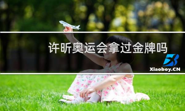 许昕奥运会拿过金牌吗图片