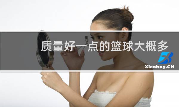 质量好一点的篮球大概多少钱图片