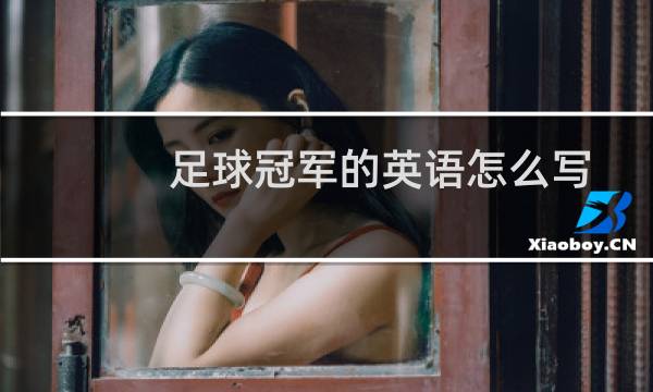 足球冠军的英语怎么写图片