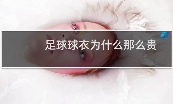足球球衣为什么那么贵图片