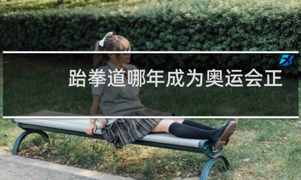 跆拳道哪年成为奥运会正式项目图片