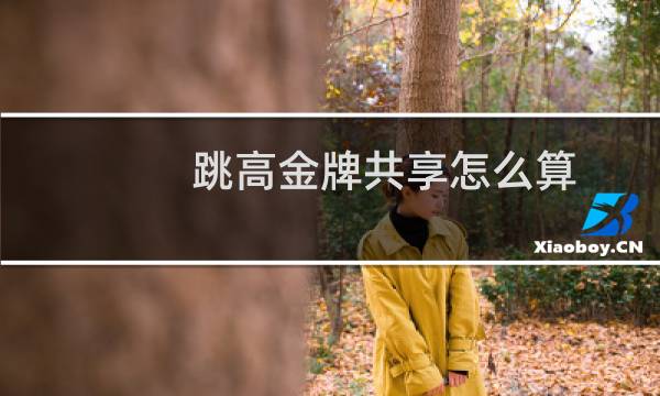 跳高金牌共享怎么算图片