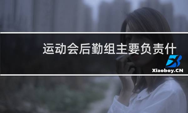 运动会后勤组主要负责什么图片