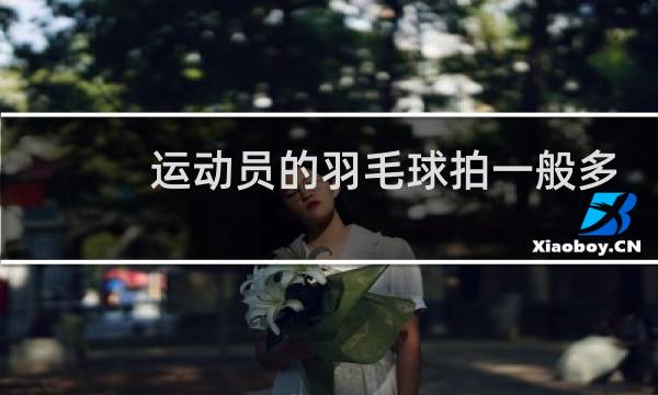 运动员的羽毛球拍一般多重图片