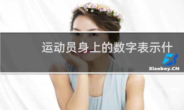 运动员身上的数字表示什么图片