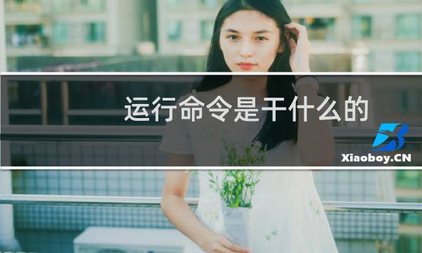 运行命令是干什么的图片