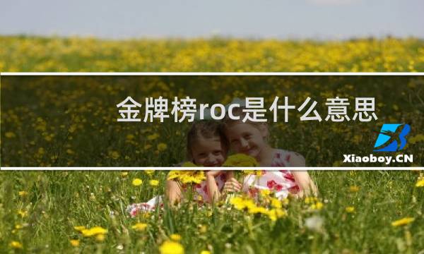 金牌榜roc是什么意思图片