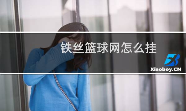 铁丝篮球网怎么挂图片