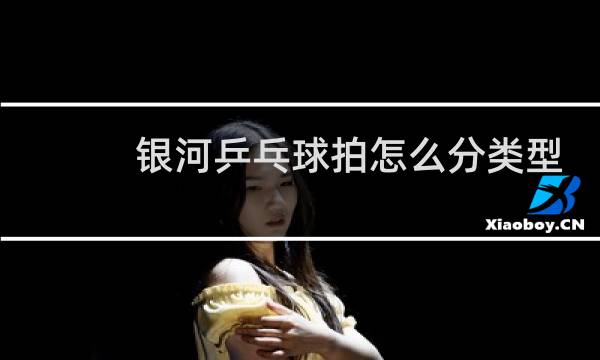银河乒乓球拍怎么分类型图片