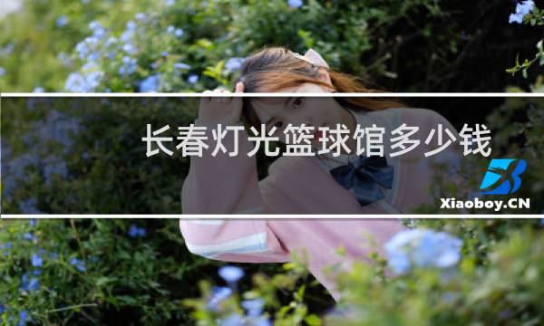 长春灯光篮球馆多少钱图片
