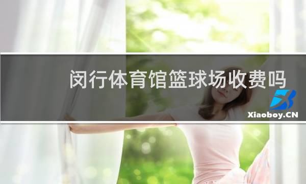 闵行体育馆篮球场收费吗图片