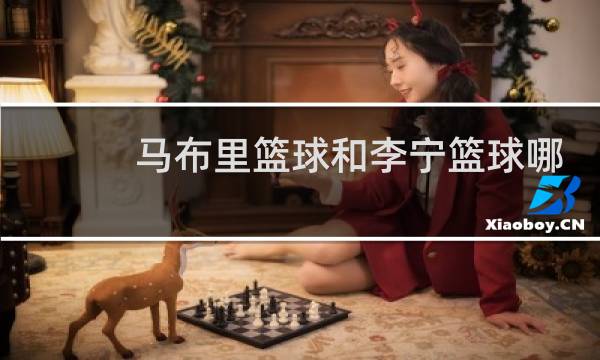 马布里篮球和李宁篮球哪个好图片