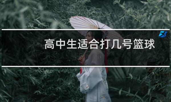 高中生适合打几号篮球图片