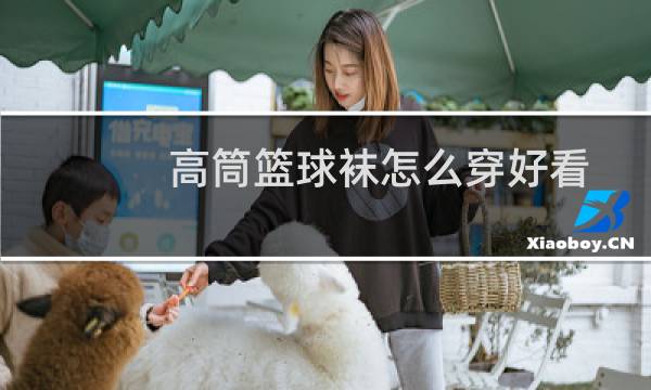 高筒篮球袜怎么穿好看图片