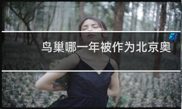 鸟巢哪一年被作为北京奥运会的场地图片