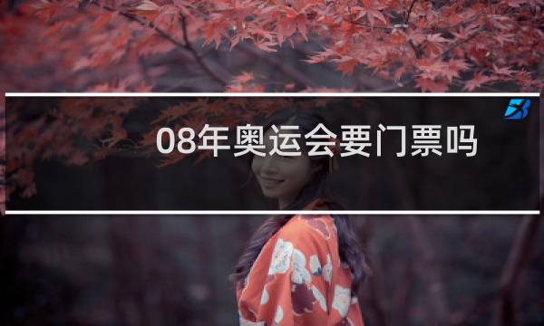 08年奥运会要门票吗图片