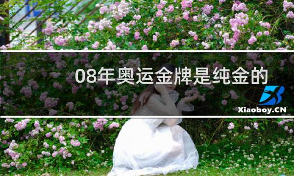 08年奥运金牌是纯金的吗图片