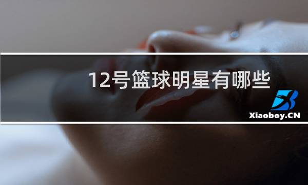 12号篮球明星有哪些图片