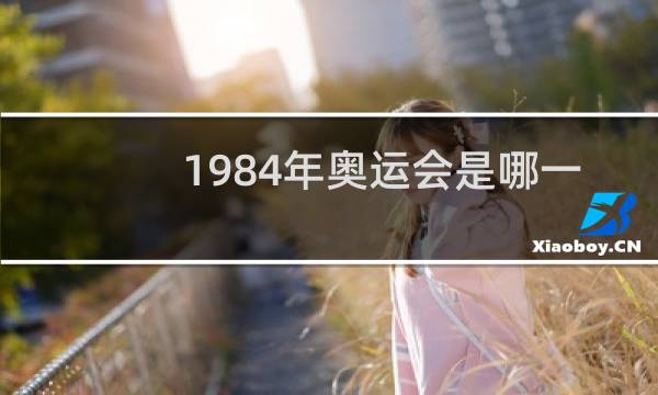 1984年奥运会是哪一届图片