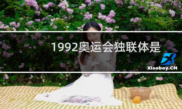 1992奥运会独联体是谁图片