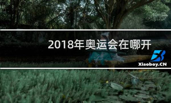 2018年奥运会在哪开的图片