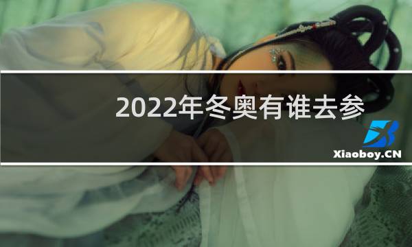 2022年冬奥有谁去参加图片
