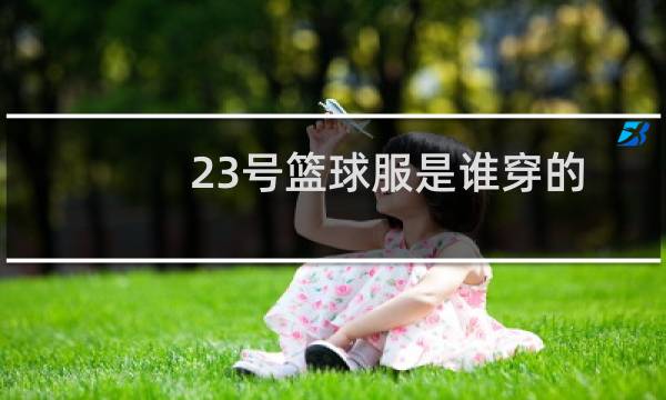 23号篮球服是谁穿的图片
