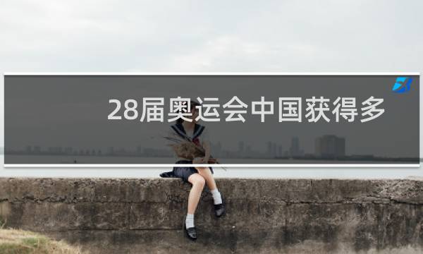 28届奥运会中国获得多少枚金牌图片