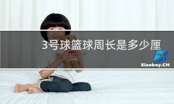 3号球篮球周长是多少厘米图片