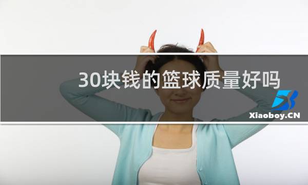 30块钱的篮球质量好吗图片