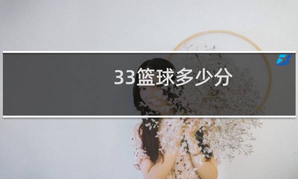 33篮球多少分图片