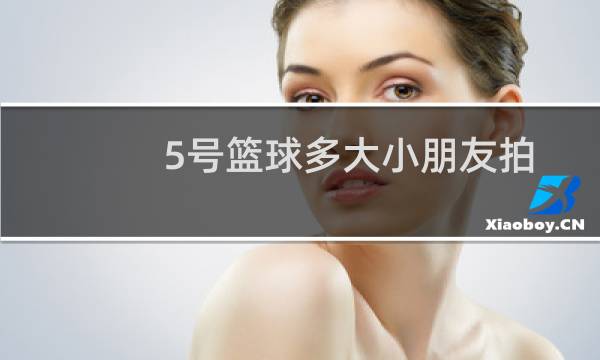5号篮球多大小朋友拍图片