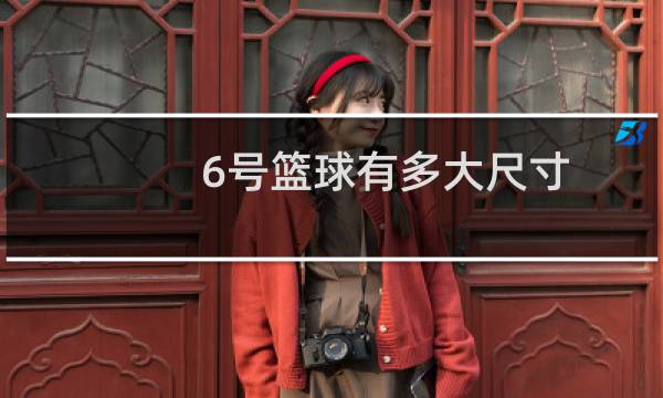 6号篮球有多大尺寸图片