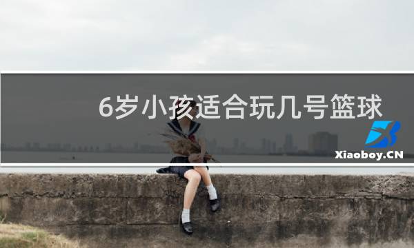 6岁小孩适合玩几号篮球图片