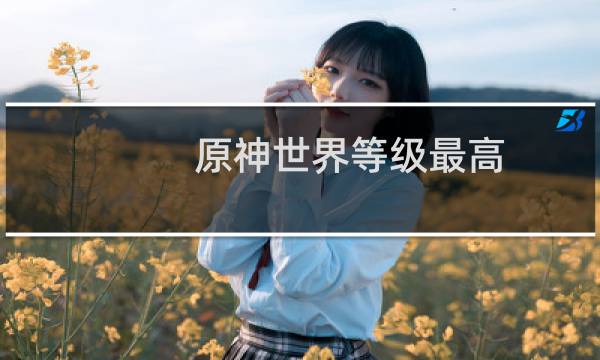 原神世界等级最高多少