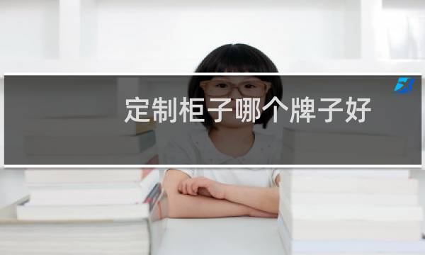 定制柜子哪个牌子好