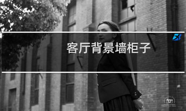 客厅背景墙柜子