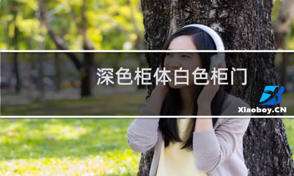 深色柜体白色柜门