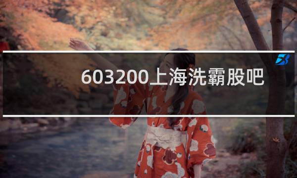 603200上海洗霸股吧 - 上海洗霸股票股吧