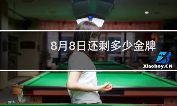 8月8日还剩多少金牌图片
